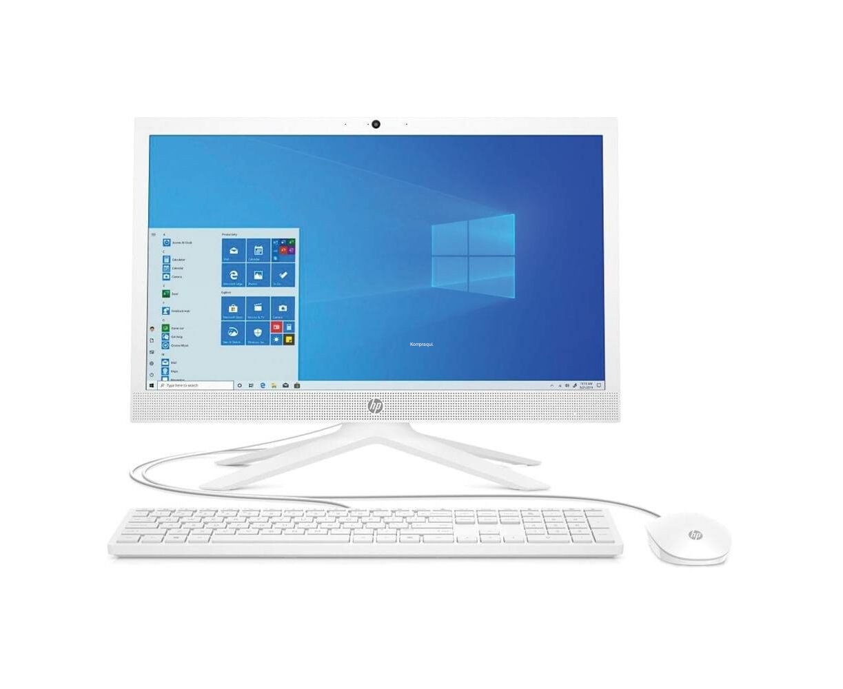 PC HP AIO 20.7" FHD 4G / 1TB W10 - Branco