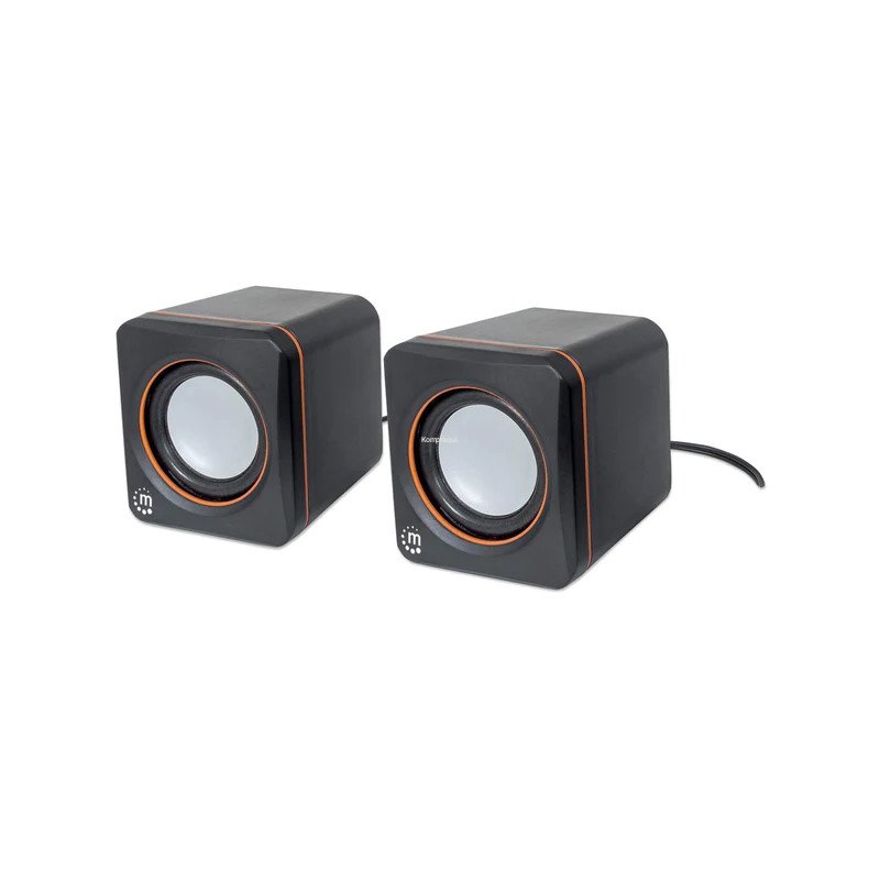 COLUNAS MANHATTAN 2.0 6W RMS PRETA