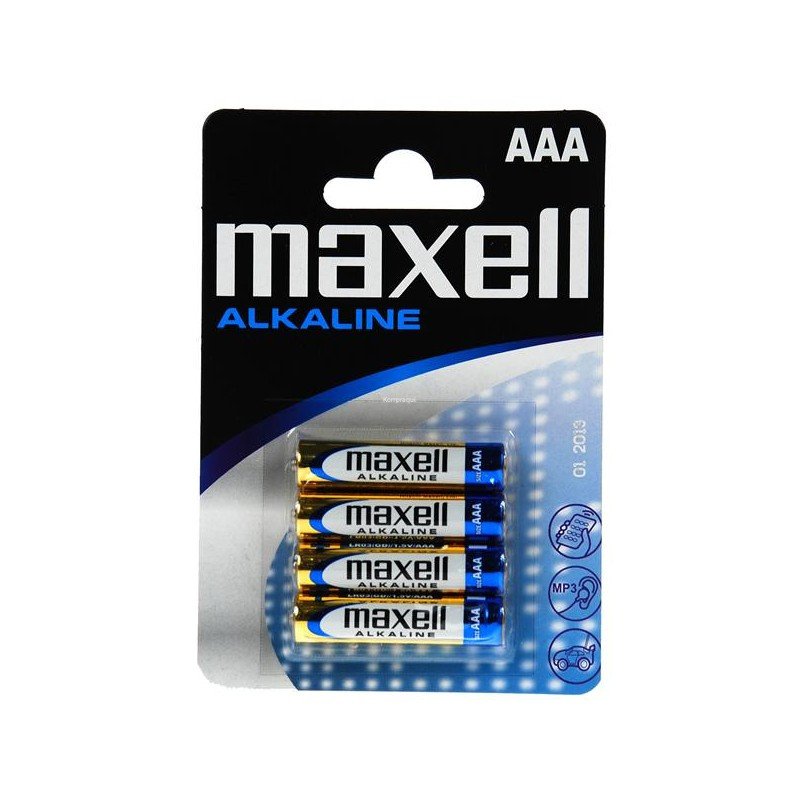 MAXELL PILHA AAA LR03 CX/4