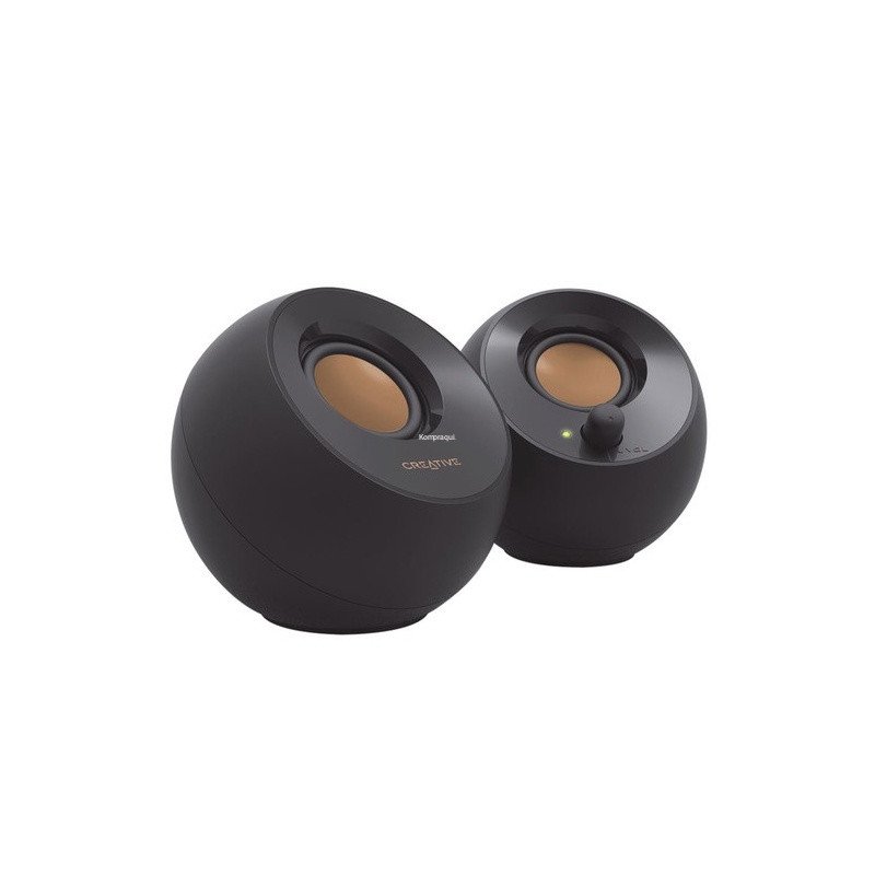COLUNAS E BARRAS DE SOM CREATIVE COLUNAS PEBBLE 2.0 USB PRETO